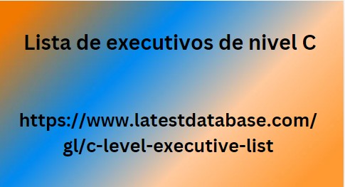 Lista de executivos de nivel C