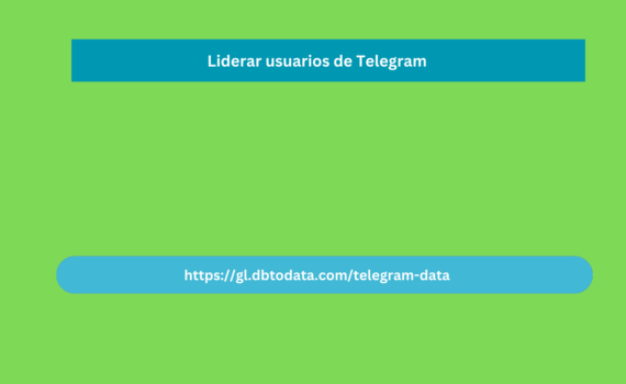 Liderar usuarios de Telegram