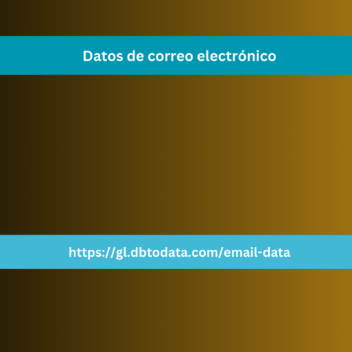 Datos de correo electrónico