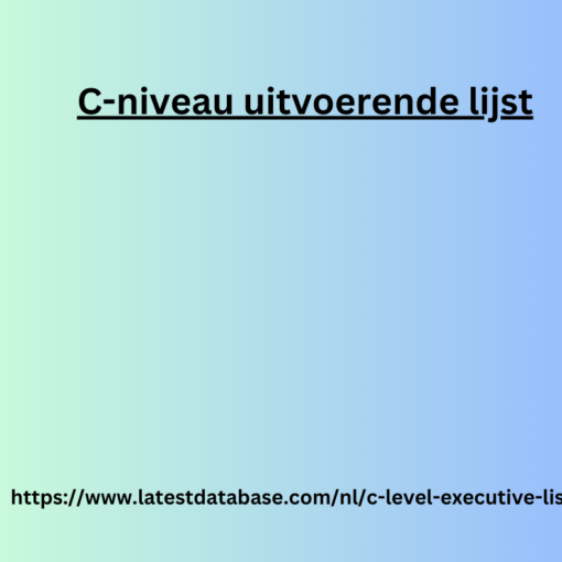 C-niveau uitvoerende lijst