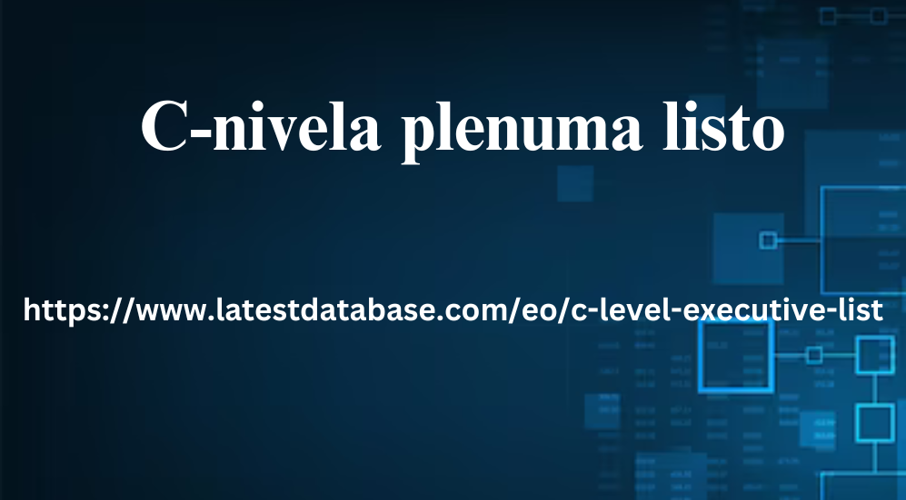 C-nivela plenuma listo