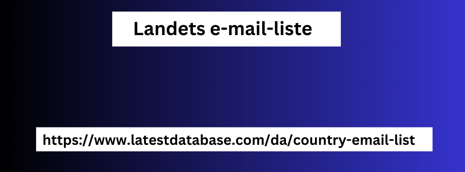 Landets e-mail-liste