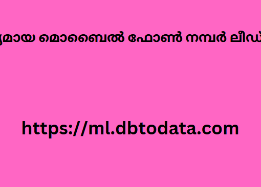 കൃത്യമായ മൊബൈൽ ഫോൺ നമ്പർ ലീഡ്