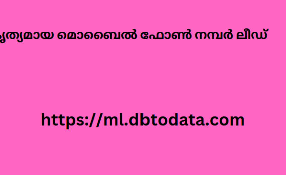 കൃത്യമായ മൊബൈൽ ഫോൺ നമ്പർ ലീഡ്