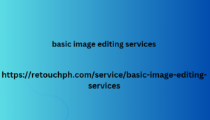 basic image editing services