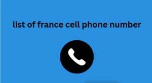 list of france cell phone number