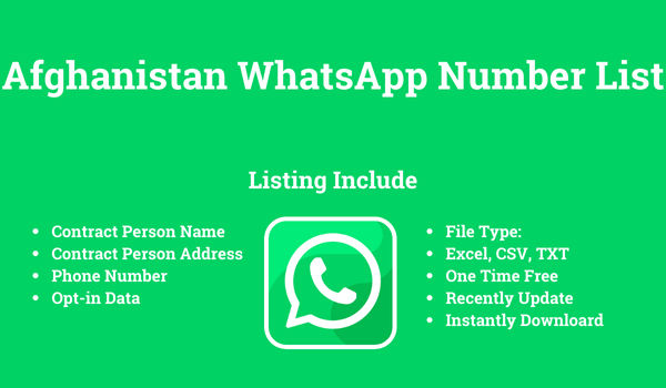 Afghanistan WhatsApp Number List