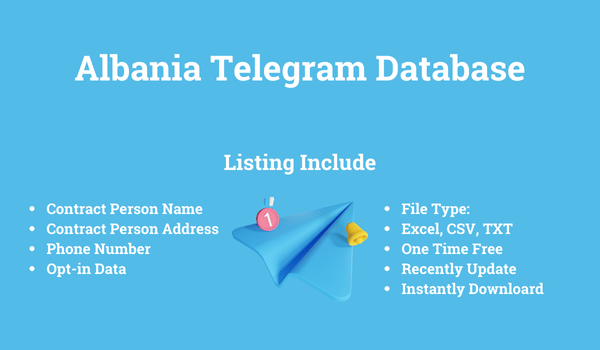 Albania Telegram Database​