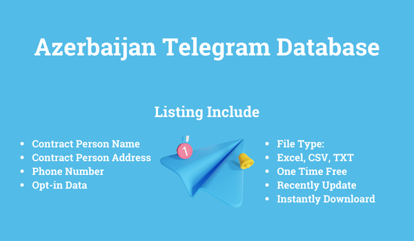 Azerbaijan Telegram Database