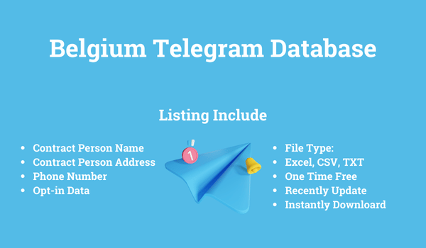 Belgium Telegram Database​