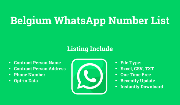 Belgium whatsapp number list​​