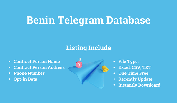 Benin Telegram Database​