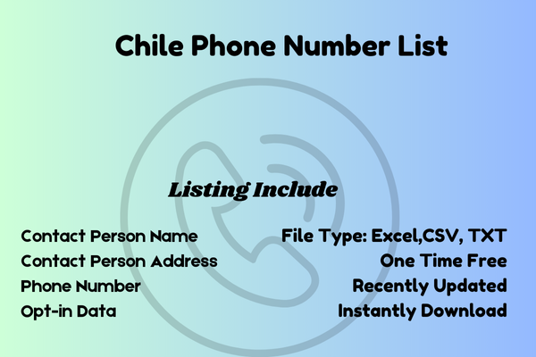 Chile phone number list