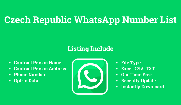 Czech republic whatsapp number list​