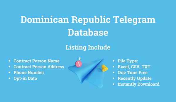 Dominican Republic Telegram Database