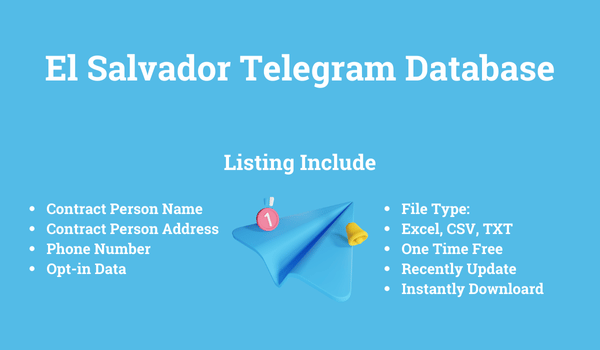 El Salvador Telegram Database