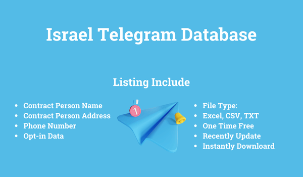 Israel Telegram Database