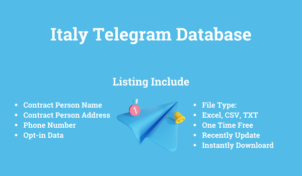 Italy Telegram Database