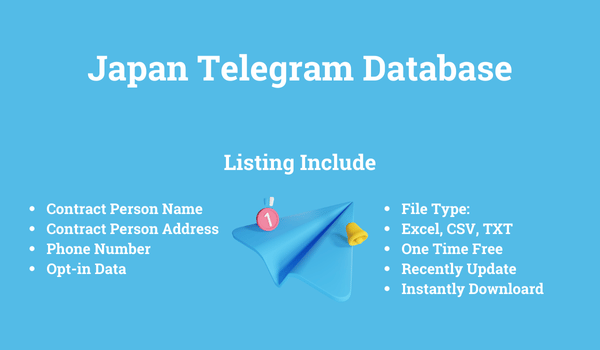 Japan Telegram Database