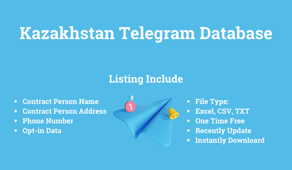 Kazakhstan Telegram Database