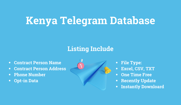 Kenya Telegram Database