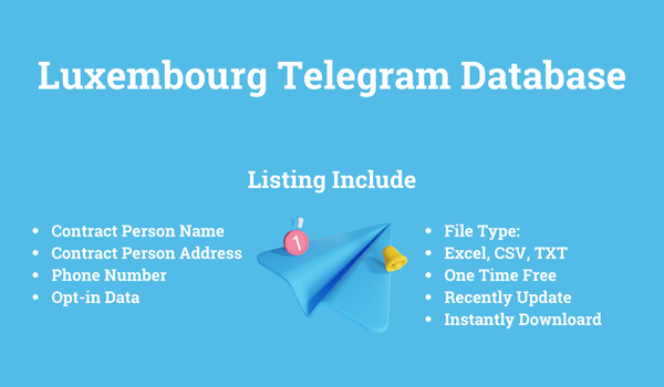 Luxembourg Telegram Database