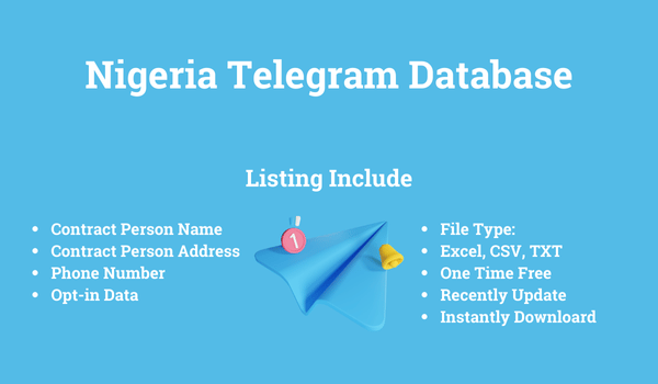 Nigeria Telegram Database