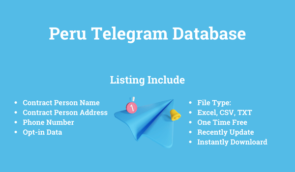 Peru Telegram Database